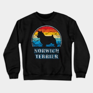 Norwich Terrier Vintage Design Dog Crewneck Sweatshirt